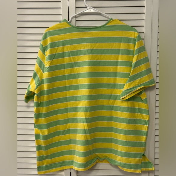 🐧3/$15 or 5/$20 - Mountain Lake II Striped Short-Sleeve Shirt Size 3X EUC - Picture 2 of 5